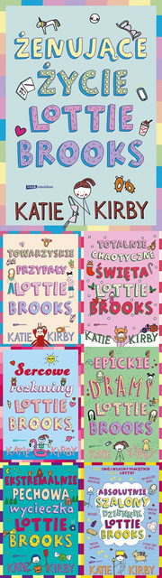 Żenujące życie Lottie Brooks. Tom 1-7, Katie Kirby