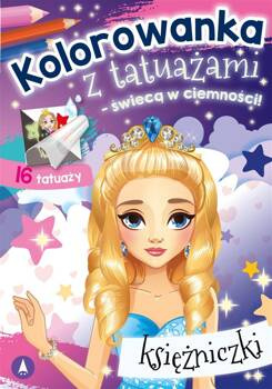 Kolorowanka z tatuażami. Księżniczki, praca zbiorowa
