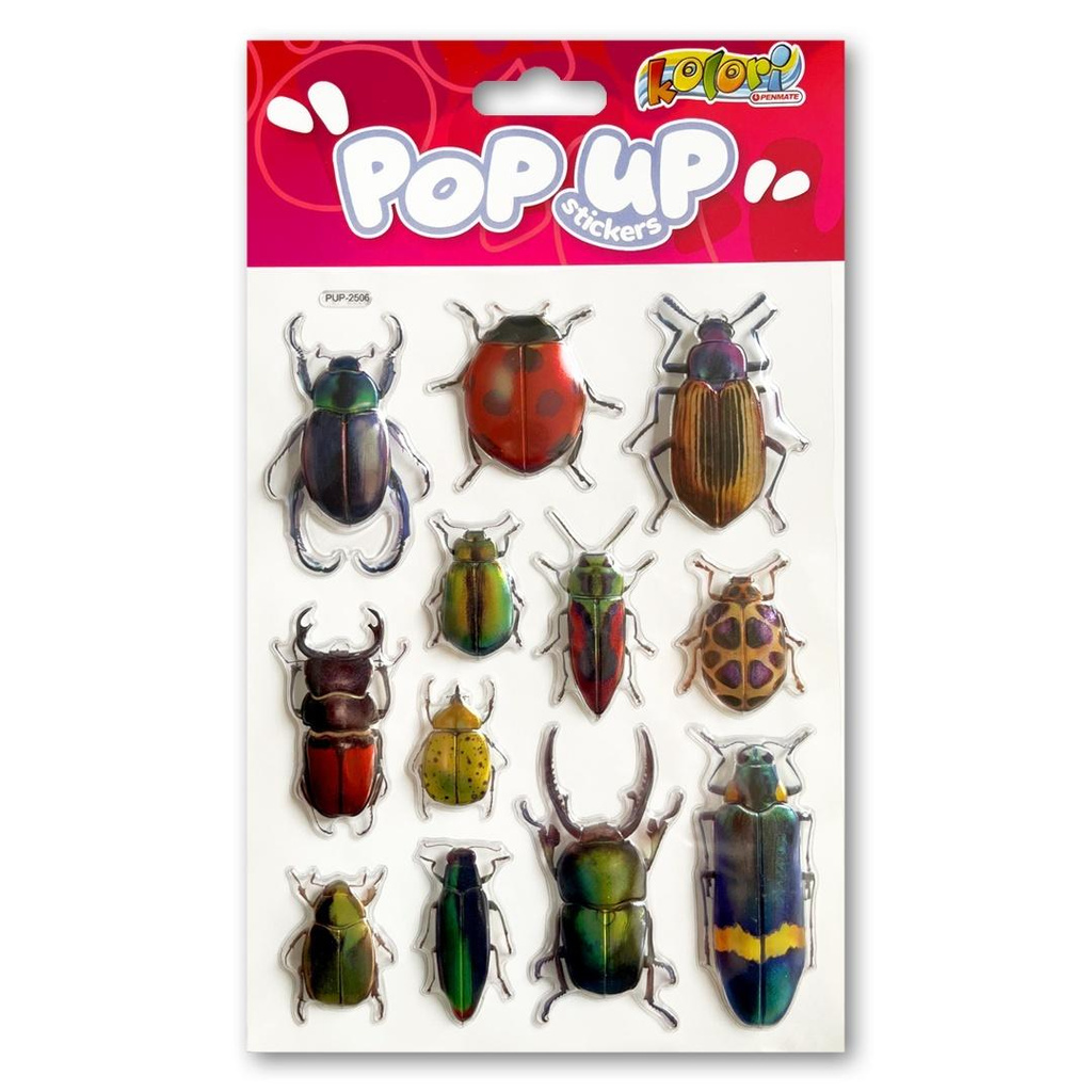 Naklejki metaliczne Beetles