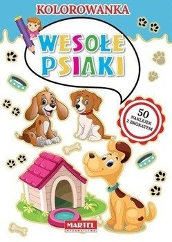 Kolorowanka. Wesołe psiaki - praca zbiorowa
