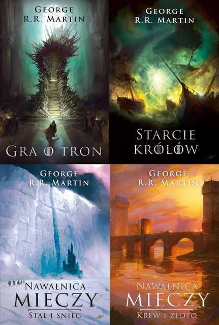 Pieśń Lodu i Ognia. Tom 1-4, George R.R. Martin