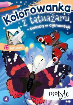 Kolorowanka z tatuażami. Motyle, praca zbiorowa