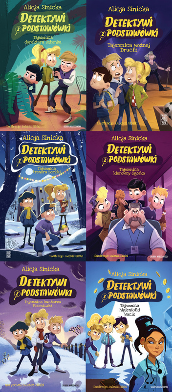 Detektywi z podstawówki. Tom 1-6, Alicja Sinicka