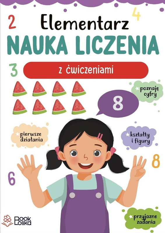 Elementarz nauka liczenia z ćwiczeniami., Monika Majewska