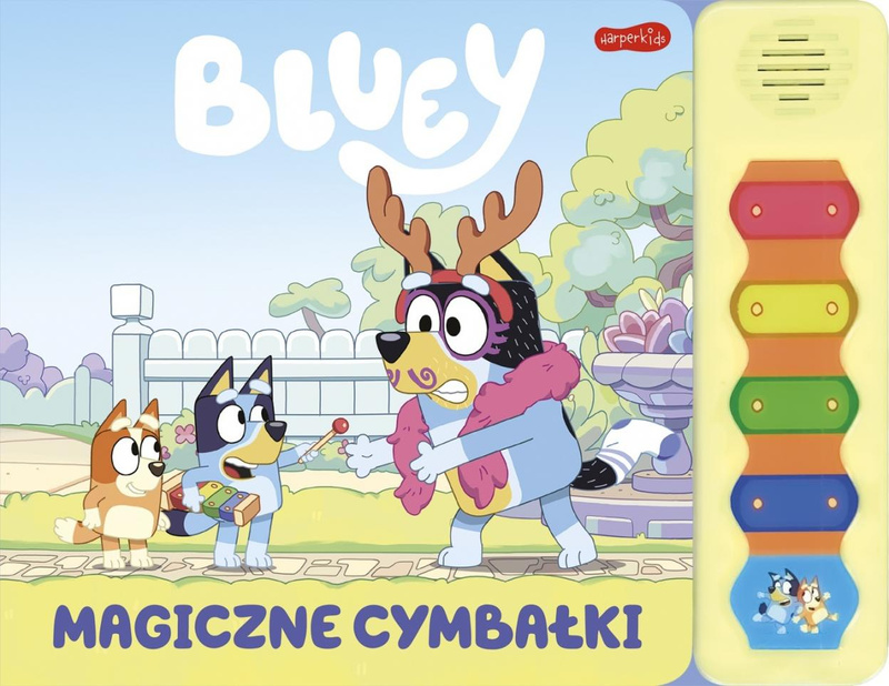 Bluey. Magiczne cymbałki. Książeczka z dźwiękami, praca zbiorowa