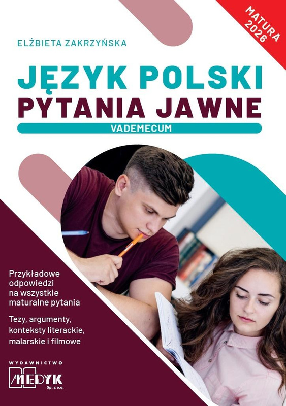 Język Polski Pytania Jawne Vademecum matura 2026, Elżbieta Zakrzyńska