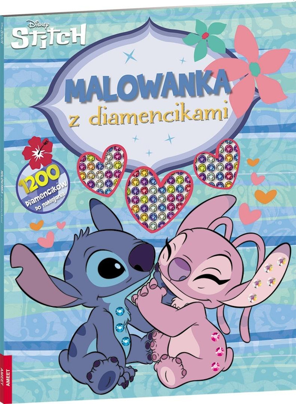 Disney Stitch. Malowanka z diamencikami, Opracowanie Zbiorowe