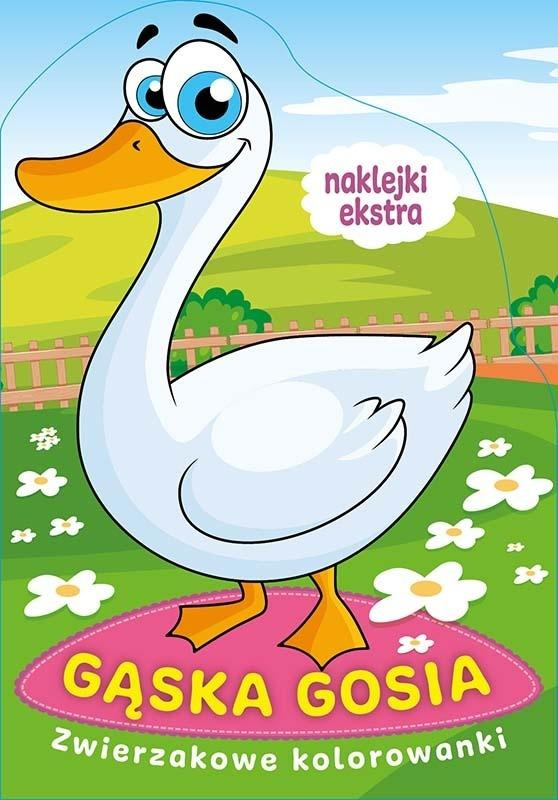Zwierzakowe kolorowanki. Gąska Gosia, praca zbiorowa
