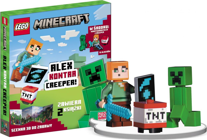 LEGO Minecraft. Alex kontra Creeper, praca zbiorowa