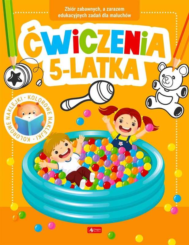 Ćwiczenia 5-latka z naklejkami, praca zbiorowa