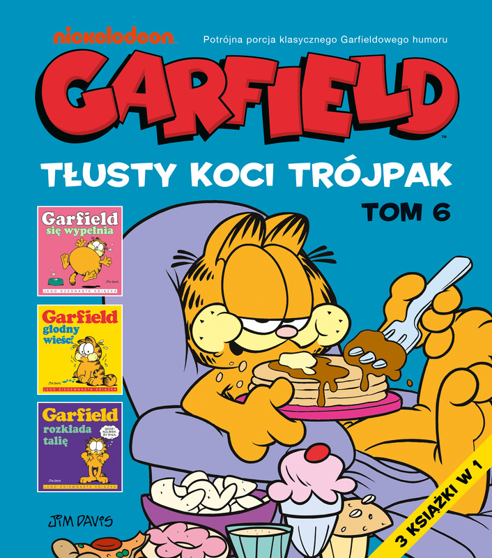 Garfield. Tłusty koci trójpak. Tom 6, Jim Davis