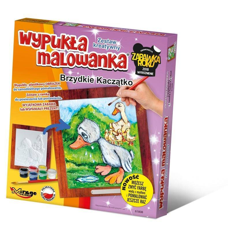 Wypukła malowanka Bajka - Brzydkie Kaczątko