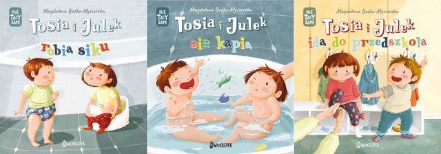 (Nie) tacy sami Tosia i Julek T.1 T.2 T.3 Pakiet