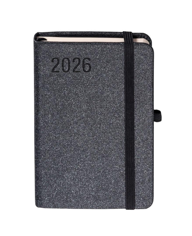 Kalendarz 2026 A6 Sakura czarny TDW