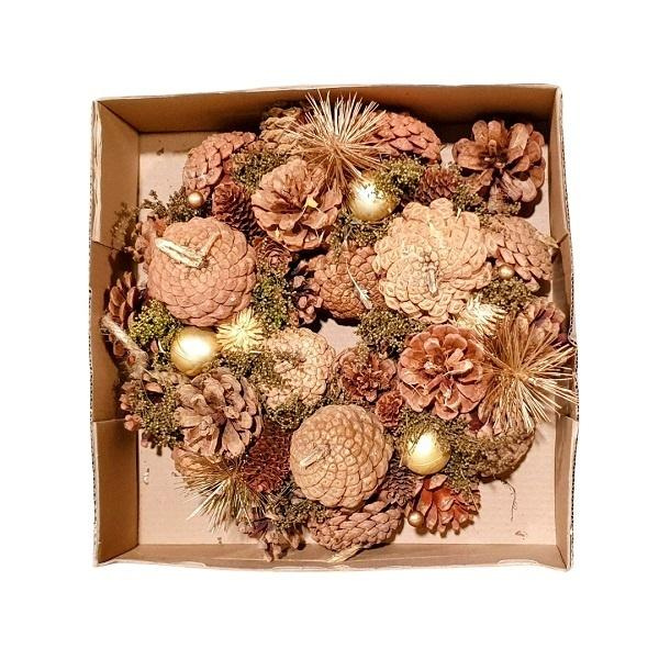 Stroik wieniec bożonarodzeniowy