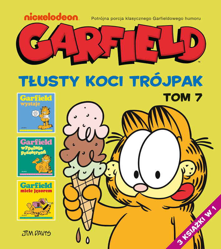 Garfield. Tłusty koci trójpak. Tom 7, Jim Davis