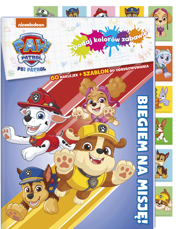 Biegiem na misję. Psi Patrol. Dodaj kolorów zabawie, Opracowanie zbiorowe