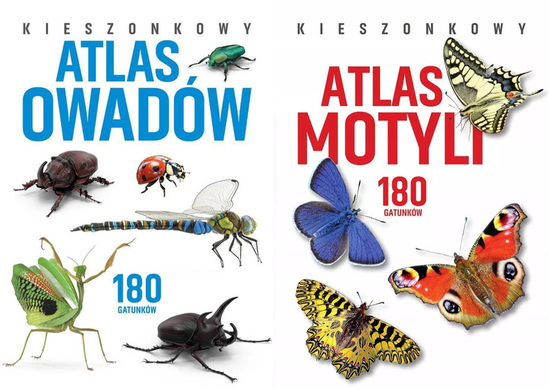 Kieszonkowy atlas motyli + Kieszonkowy atlas owadów