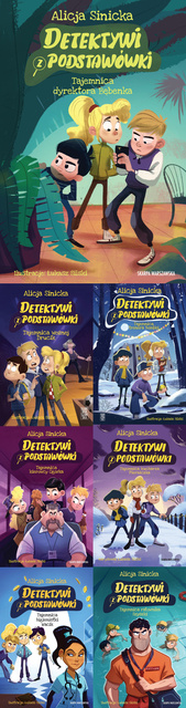 Detektywi z podstawówki. Tom 1-7, Alicja Sinicka