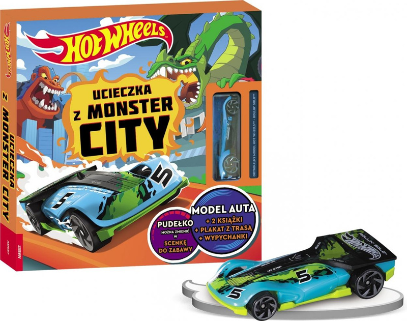 Mattel Hot Wheels. Ucieczka z Monster City, praca zbiorowa