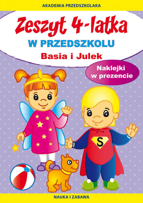 Zeszyt 4-latka Basia i Julek W przedszkolu, Paruszewska Joanna
