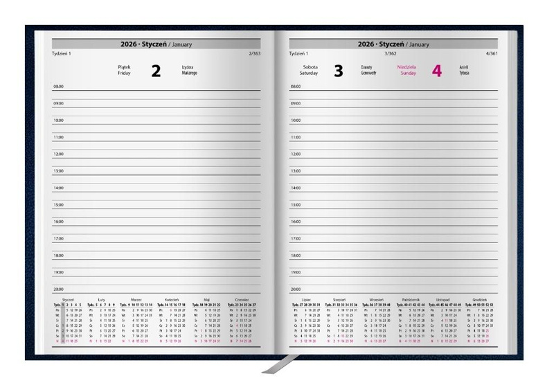 Kalendarz 2026 A5 mars