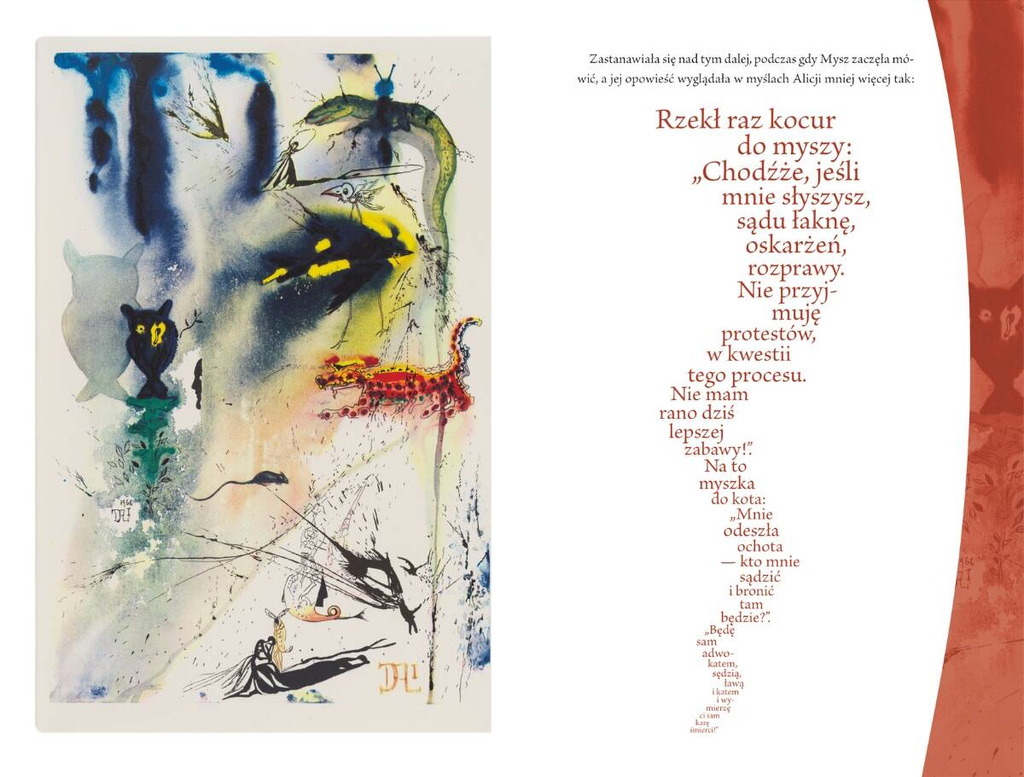 Alicja w Krainie Czarów, Lewis Carroll /ilustracje Salvador Dali/