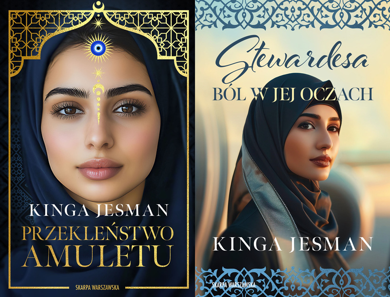 Stewardesa. Ból w jej oczach + Przekleństwo amuletu, Kinga Jesman
