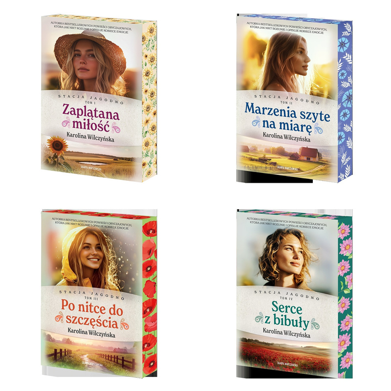 Stacja Jagodno. Tom 1-4 /barwione brzegi/, Karolina Wilczyńska