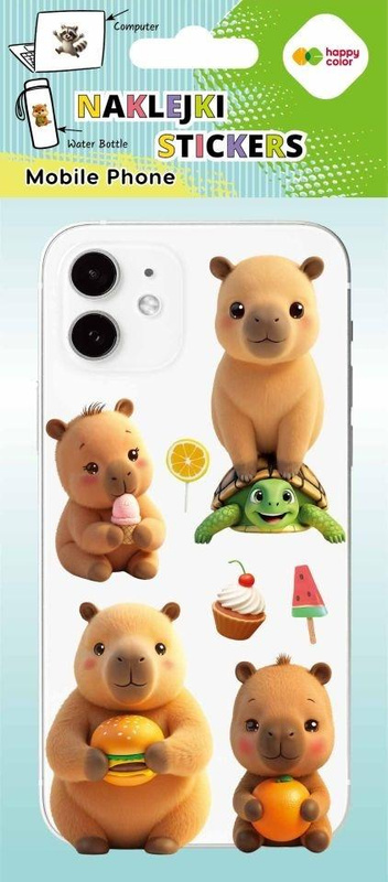 Naklejki Mobile Hungry Kapi 90x205 HAPPY COLOR
