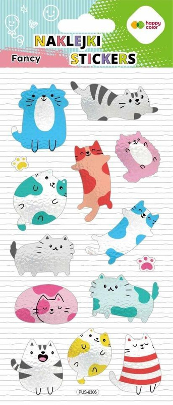 Naklejki 3D Fancy Lazy Cats 90x210 HAPPY COLOR