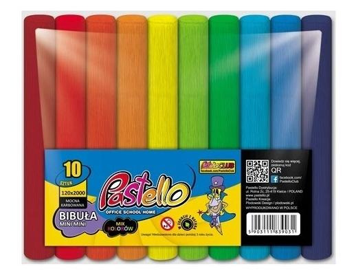 Bibuła marszczona mini mini 12x200cm 10 kolorów