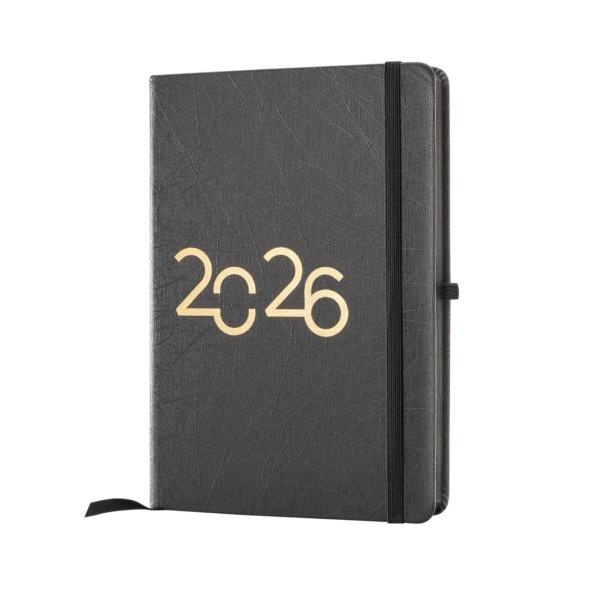 Kalendarz 2026 A5 Black Gold DNS