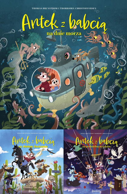 Antek z babcią. Tom 1-3, Thomas Brunstrøm