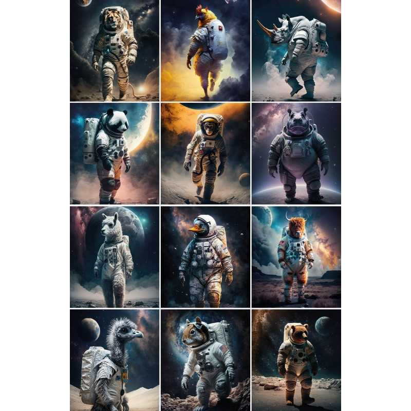 Kalendarz zwierzęta w kosmosie 2026