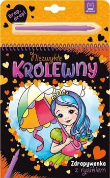 Niezwykłe królewny. Zdrapywanka z rysikiem, Anna Podgórska