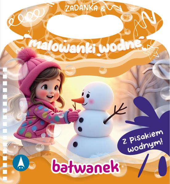 Zadanka i malowanki wodne. Bałwanek