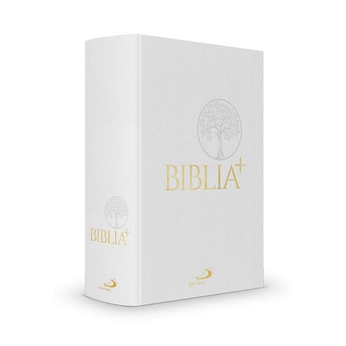 Biblia Plus płótno biała, praca zbiorowa