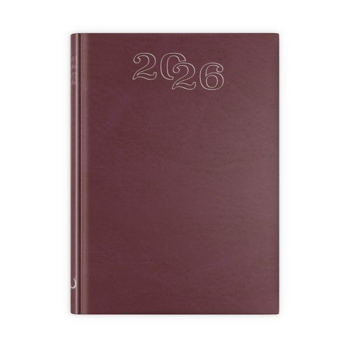 Terminarz 2026 B6 standard bordowy