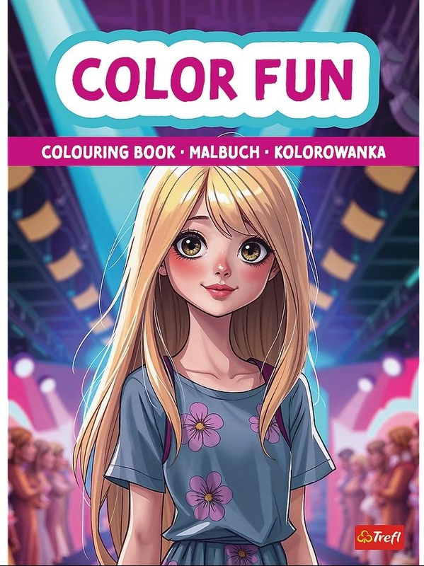 Modelki. Kolorowanka. Malbuch. Colouring book