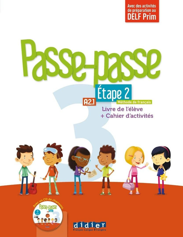 Passe-Passe 3 etape 2 podręcznik + ćwiczenia + CD, Laurent Pozzana