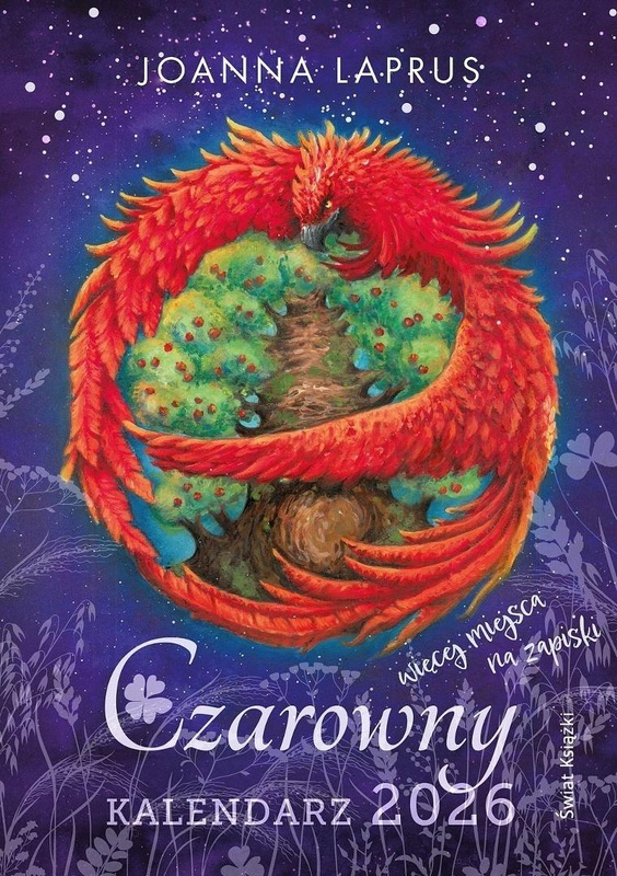 Czarowny kalendarz 2026 więcej miejsca na zapiski