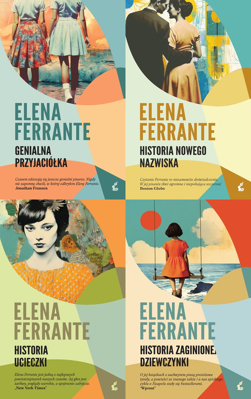Cykl neapolitański. Tom 1-4, Elena Ferrante