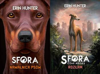 Nawałnica Psów + Rozłam. Sfora. Tom 6-7, Erin Hunter