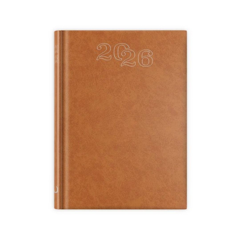 Terminarz 2026 B6 standard brązowy