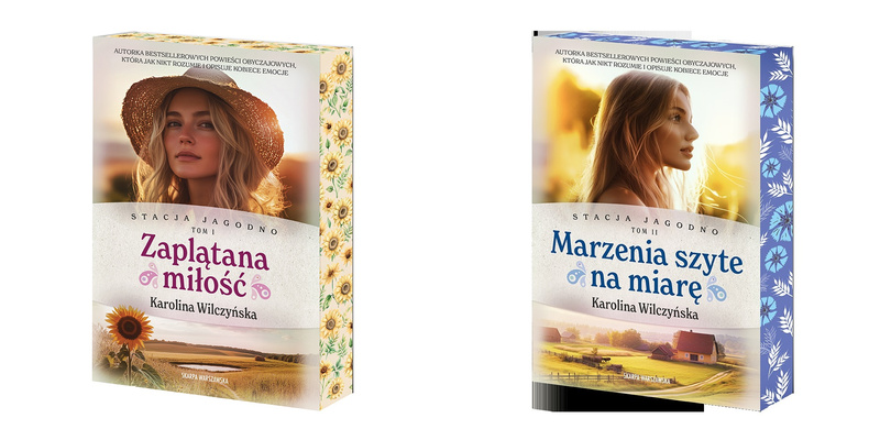 Stacja Jagodno. Tom 1-2, Karolina Wilczyńska /barwione brzegi/