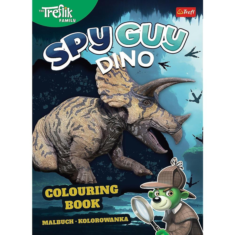 Spy Guy. Kolorowanka. Malbuch. Colouring book