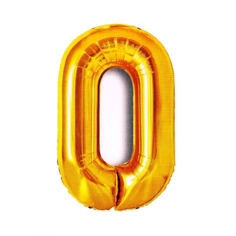 Balon foliowy złoty 9