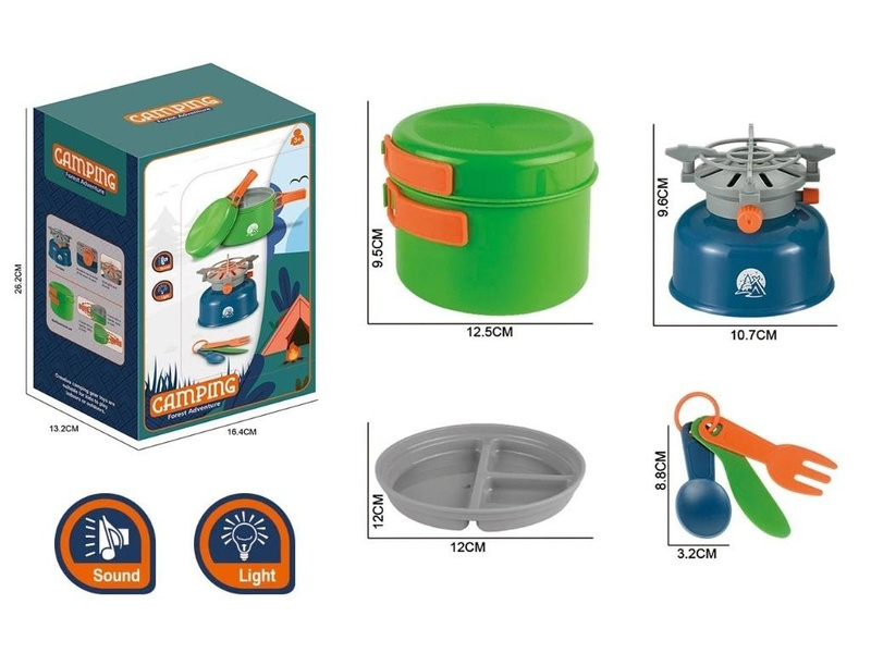 Zestaw turystyczny światło/dźwięk