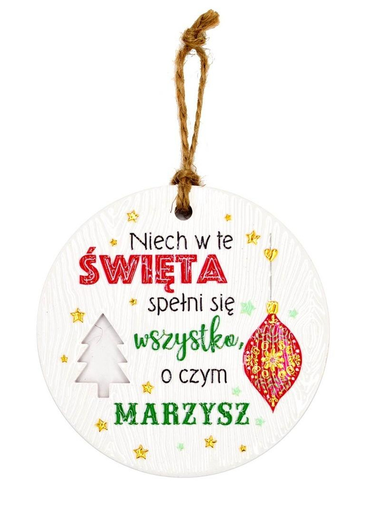Zawieszka ceramiczna Boże Narodzenie